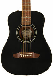 Western reisgitaar Fender Redondo Mini Ltd - Black top