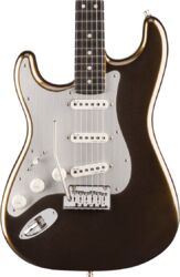 Elektrische gitaar in str-vorm Fender American Ultra II Stratocaster HSS LH (USA, EB) - Texas tea