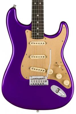 Solid body elektrische gitaar Fender American Ultra Stratocaster Ltd (USA, EB) - Plum metallic