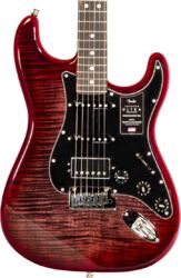 Solid body elektrische gitaar Fender American Ultra Stratocaster HSS Ltd (USA, EB) - Umbra