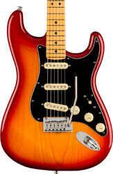 Elektrische gitaar in str-vorm Fender American Ultra Luxe Stratocaster (USA, MN) - Plasma red burst