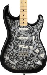 Elektrische gitaar in strat vorm Fender Made in Japan Stratocaster Ltd - Black paisley