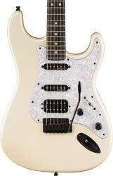 Elektrische gitaar in strat vorm Fender Player Fusion Stratocaster HSS Ltd (MEX, EB) - Olympic pearl