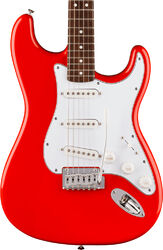 Elektrische gitaar in strat vorm Fender Standard Stratocaster (LAU) - fiesta red
