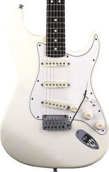Elektrische gitaar in str-vorm Fender Jeff Beck Stratocaster (USA, RW) - Olympic white