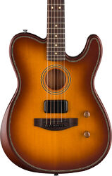 Volksgitaar Fender Acoustasonic Standard Telecaster (RW) - Honey burst