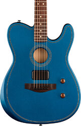 Folk gitaar Fender Acoustasonic Standard Telecaster Ltd (RW) - lake placid blue