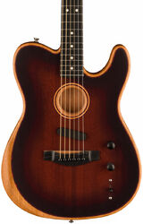 Elektro-akoestische gitaar Fender American Acoustasonic Telecaster All-Mahogany - Bourbon burst