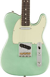 Televorm elektrische gitaar Fender American Professional II Telecaster (USA, RW) - Mystic Surf Green