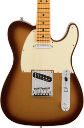 Televorm elektrische gitaar Fender American Ultra Telecaster (USA, MN) - Mocha burst