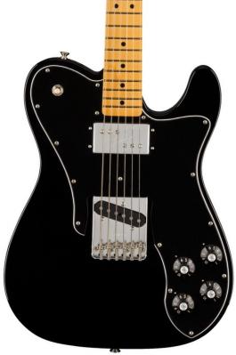 Solid body elektrische gitaar Fender American Vintage II 1977 Telecaster Custom (USA, MN) - Black