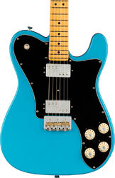 Televorm elektrische gitaar Fender American Professional II Telecaster Deluxe (USA, MN) - Miami Blue