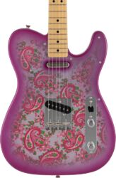Televorm elektrische gitaar Fender Made in Japan Telecaster Ltd - Pink paisley