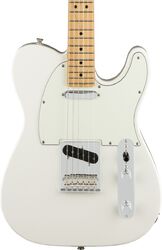 Televorm elektrische gitaar Fender Player Telecaster (MEX, MN) - polar white