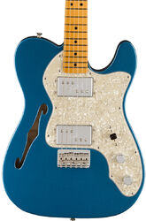 Televorm elektrische gitaar Fender American Vintage II 1972 Telecaster Thinline (USA, MN) - Lake placid blue