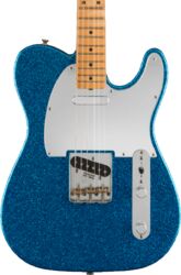 Televorm elektrische gitaar Fender Telecaster J. Mascis Signature - Sparkle blue