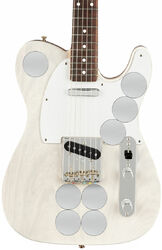 Televorm elektrische gitaar Fender Telecaster Mirror Jimmy Page US RW - White blonde