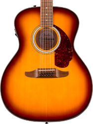 Folk gitaar Fender California Deluxe Villager E (12-String) - Honey sunburst