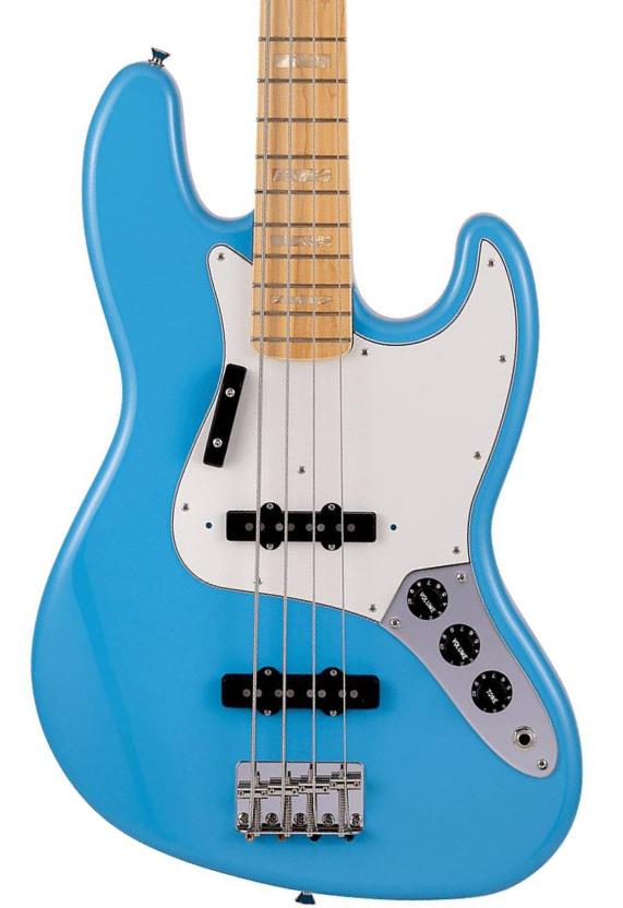 Solid body elektrische bas Fender Made in Japan International Color Jazz Bass Ltd - Maui blue