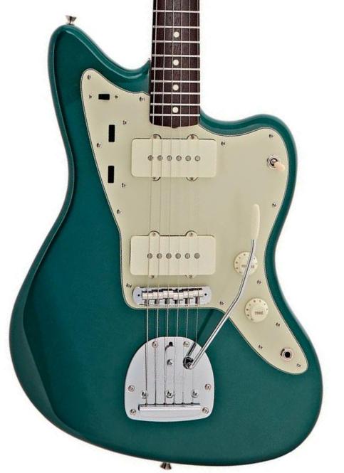 Retro-rock elektrische gitaar Fender Made in Japan Traditional II 60s Jazzmaster (RW) - Sherwood green metallic