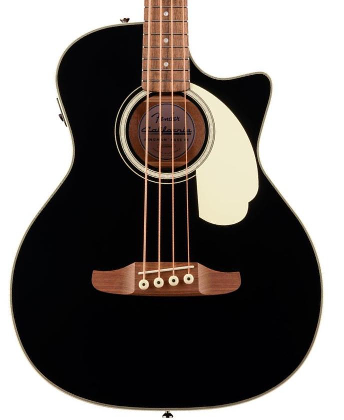 Akoestische bas Fender California Deluxe Kingman Bass CE - Black