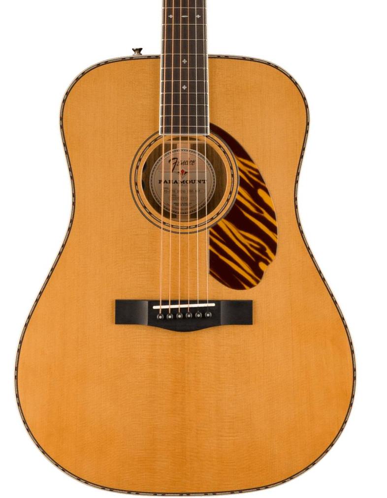 Elektro-akoestische gitaar Fender Paramount FSR PD-220E - Aged natural