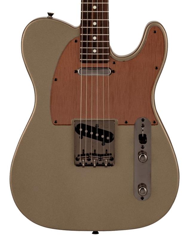 Televorm elektrische gitaar Fender Made in Japan Hybrid II Telecaster Ltd - Matte Champagne Mirage