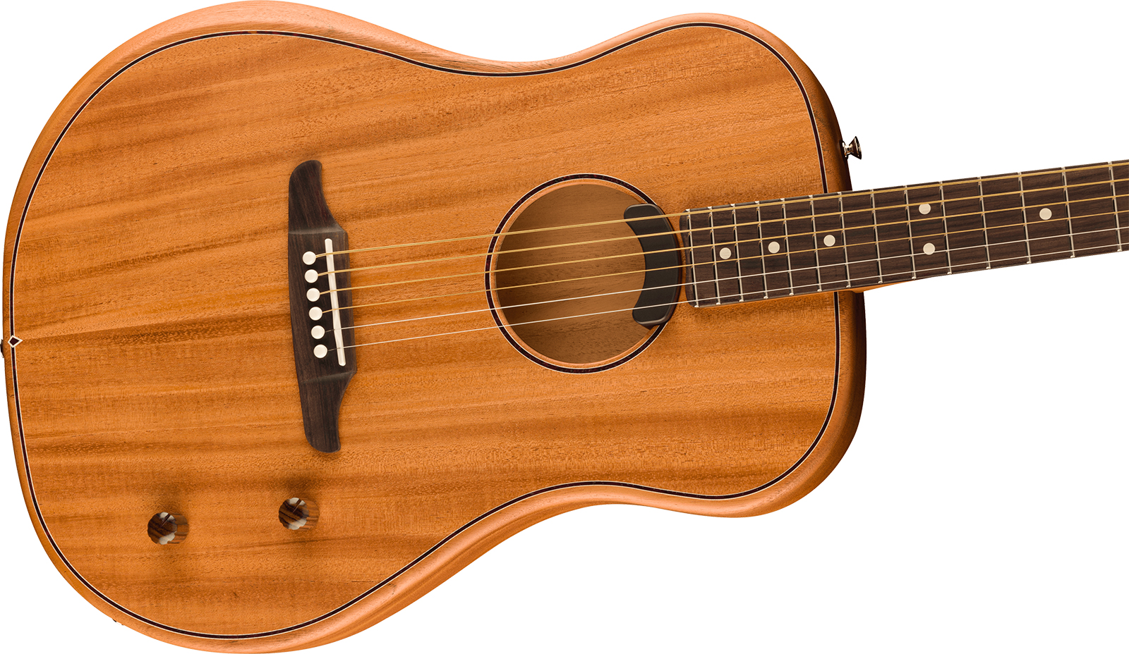 Fender Highway All Mahogany Dreadnought Thin Mex Tout Acajou Rw - All-mahogany - Elektro-akoestische gitaar - Variation 2