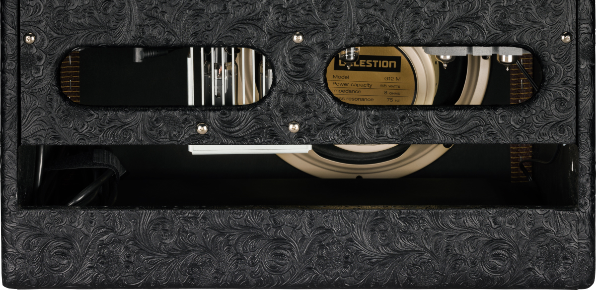 Fender Hot Rod Deluxe 30th Anniversary 40w 1x12 Celestion Creamback 6l6  Black Western - Combo voor elektrische gitaar - Variation 3