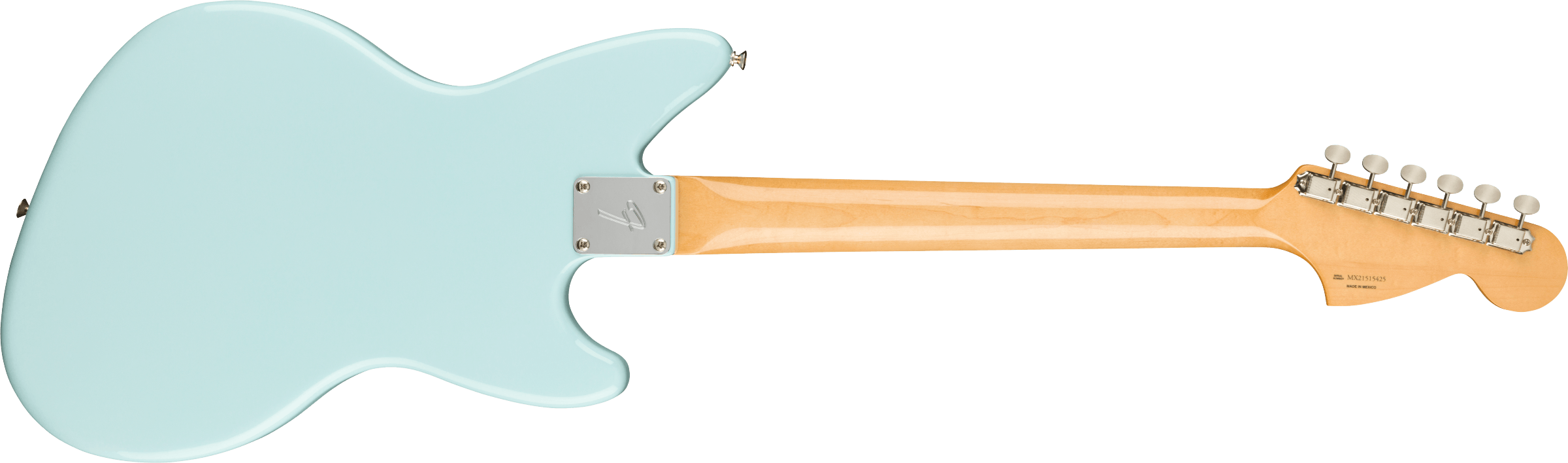Fender Jag-stang Kurt Cobain Artist Gaucher Hs Trem Rw - Sonic Blue - Linkshandige elektrische gitaar - Variation 1