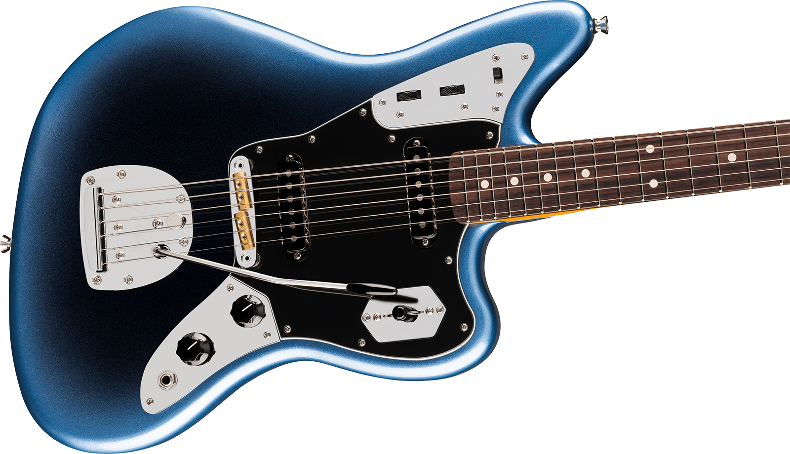 Fender Jaguar American Pro. Usa Shsc 2s Trem Rw - Dark Night - Retro-rock elektrische gitaar - Variation 2