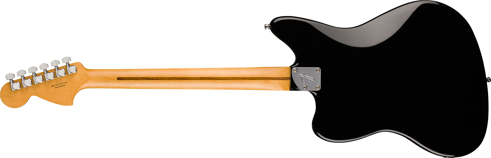 Fender Jaguar Baritone Player Fusion Ltd 2h Ht Eb - Black - Bariton elektrische gitaar - Variation 1