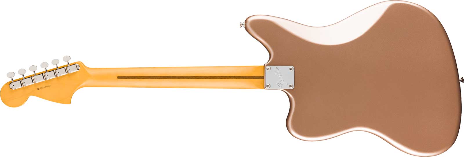 Fender Jaguar Classic American Pro Usa Shsc 2s Trem Rw - Faded Firemist Gold - Retro-rock elektrische gitaar - Variation 1