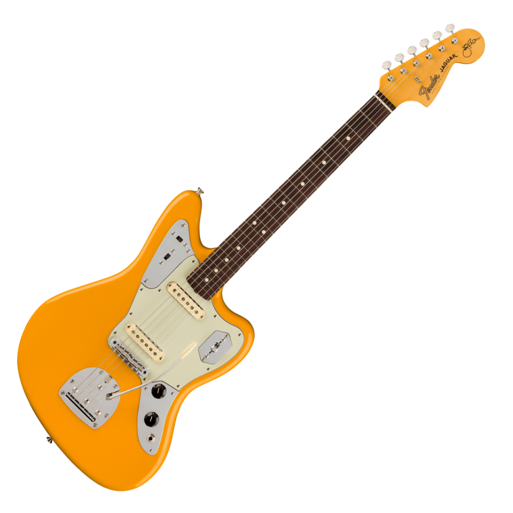 Fender Jaguar Johnny Marr Signature 2s Trem Rw - Fever Dream Yellow - Retro-rock elektrische gitaar - Variation 5