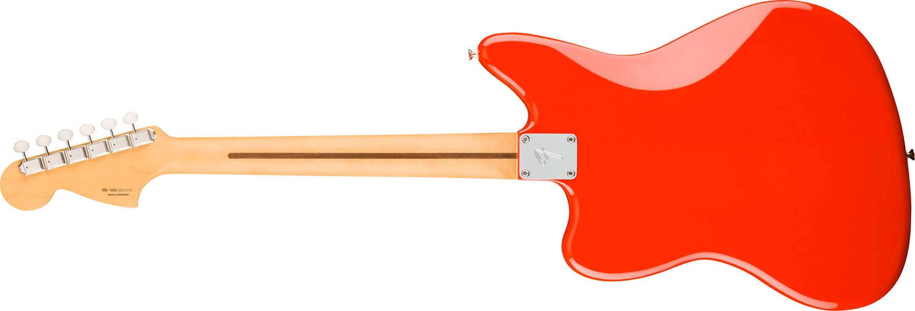 Fender Jaguar Player Ii Mex 2s Trem Rw - Coral Red - Retro-rock elektrische gitaar - Variation 1