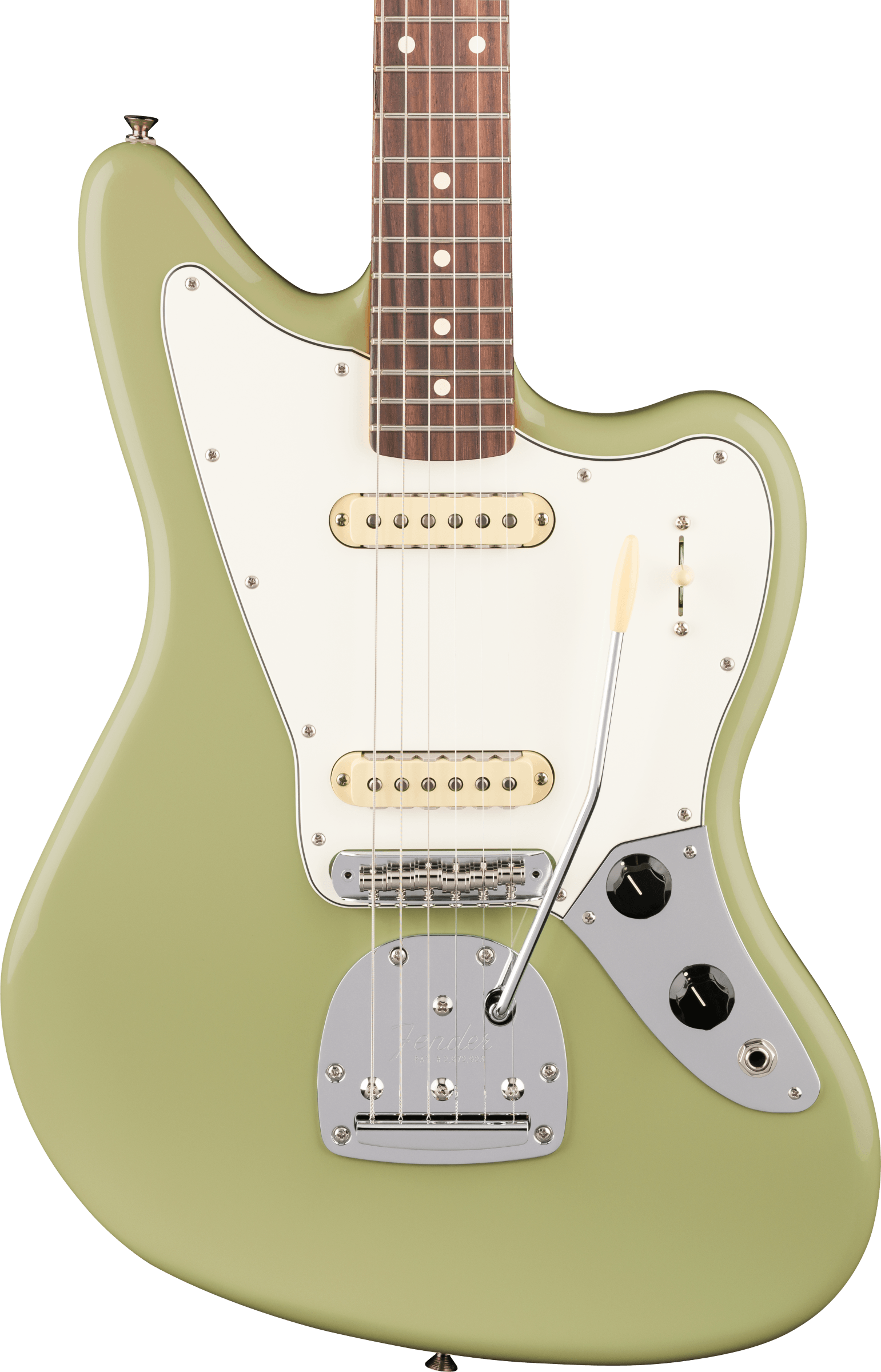 Fender Jaguar Player Ii Mex Trem 2s Rw - Birch Green - Retro-rock elektrische gitaar - Variation 2