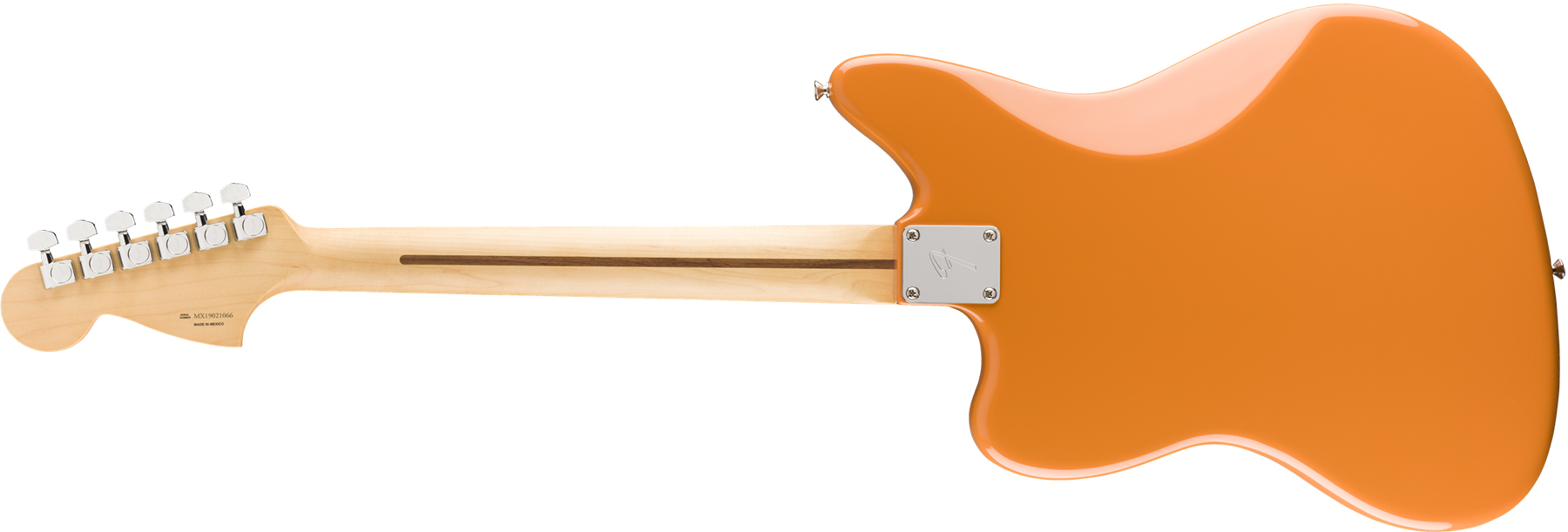 Fender Jaguar Player Mex Hs Pf - Capri Orange - Retro-rock elektrische gitaar - Variation 1