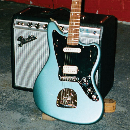 Fender Jaguar Player Mex Hs Trem Pf - Tidepool - Retro-rock elektrische gitaar - Variation 5