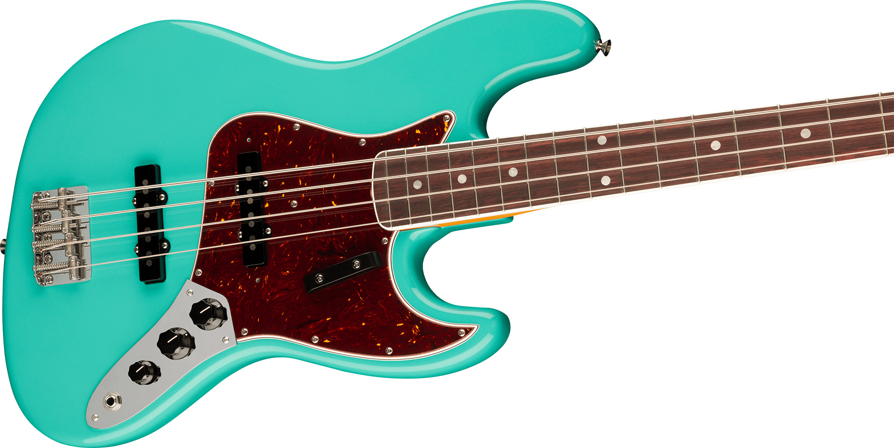 Fender Jazz Bass 1966 American Vintage Ii Usa Rw - Sea Foam Green - Solid body elektrische bas - Variation 2