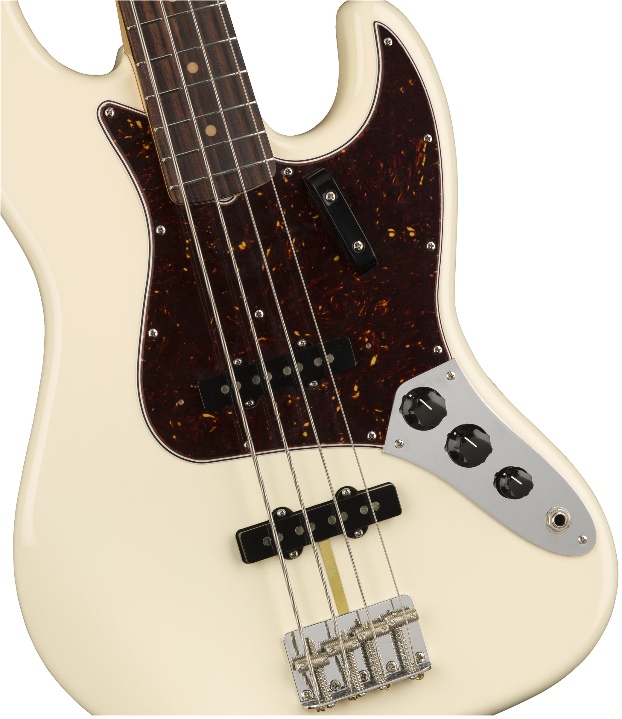Fender Jazz Bass '60s American Original Usa Rw - Olympic White - Solid body elektrische bas - Variation 1