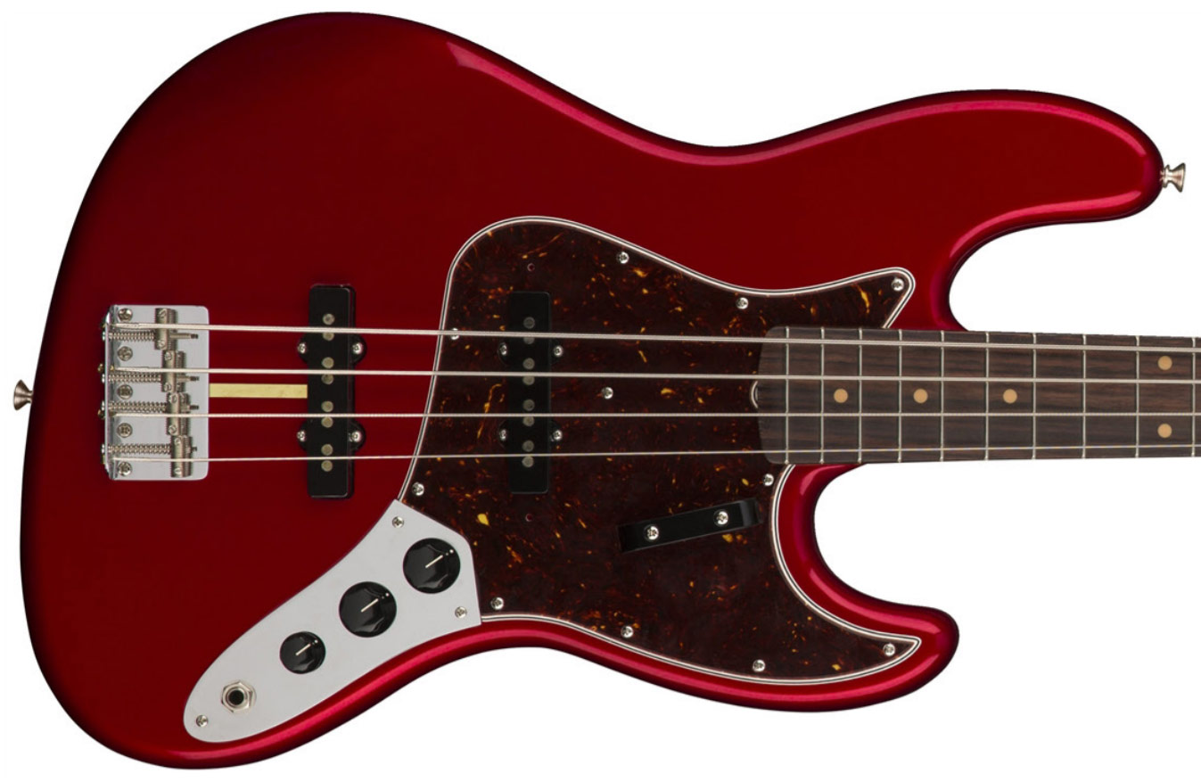 Fender Jazz Bass '60s American Original Usa Rw - Candy Apple Red - Solid body elektrische bas - Variation 1