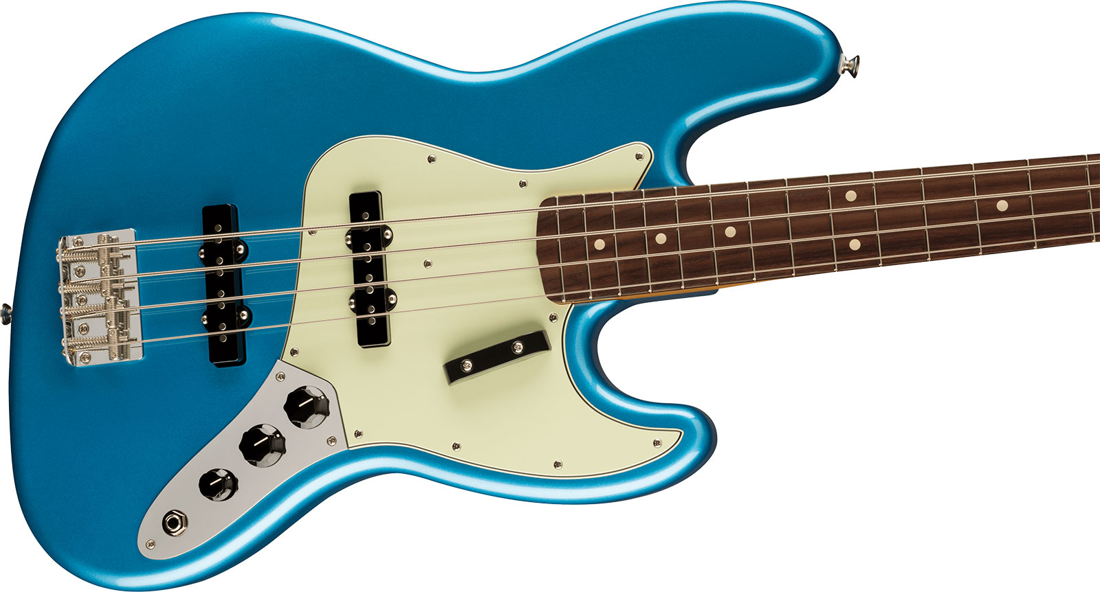Fender Jazz Bass 60s Vintera Ii Mex Rw - Lake Placid Blue - Solid body elektrische bas - Variation 2