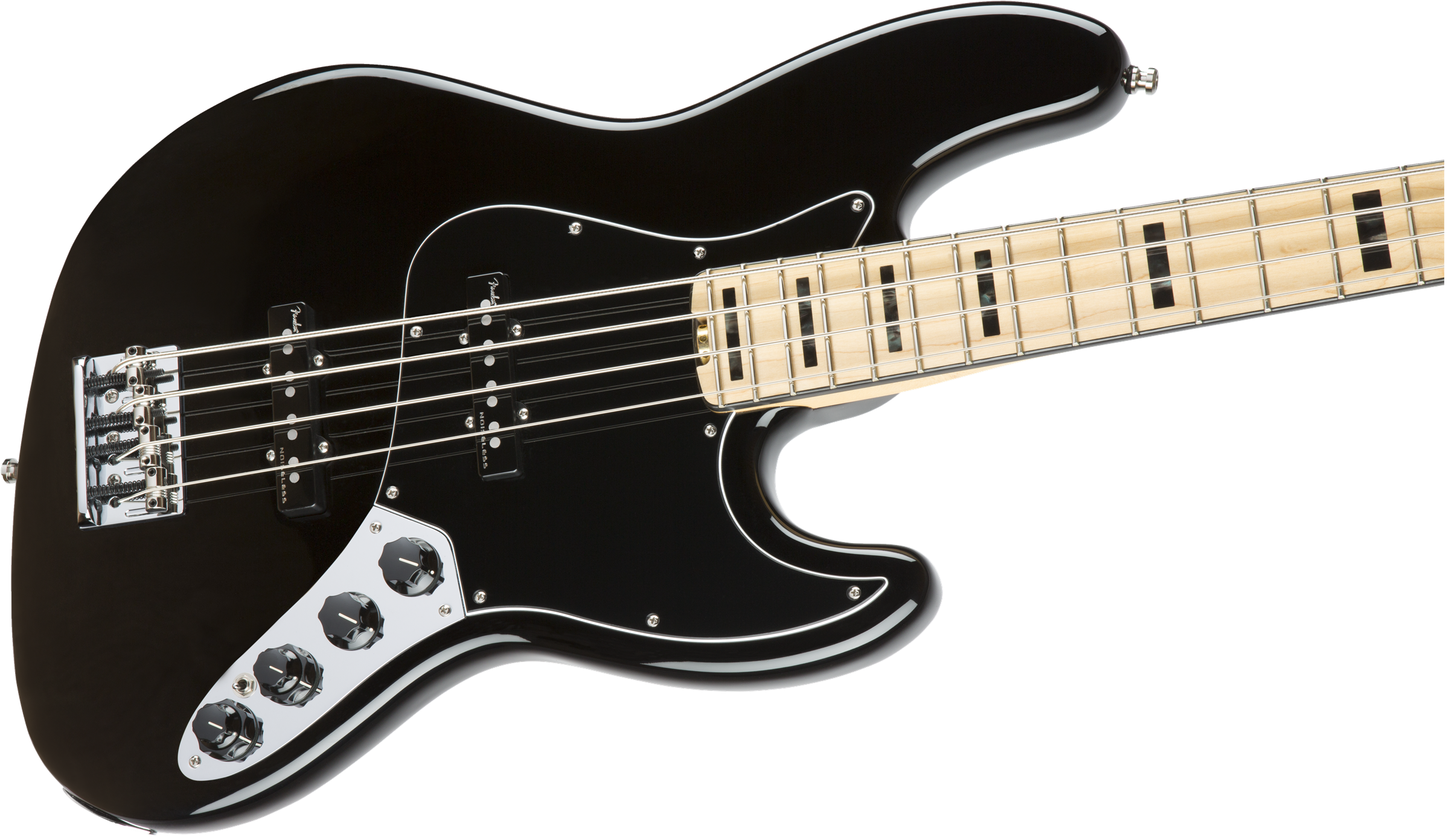 Fender Jazz Bass American Elite 2016 (usa, Mn) - Black - Solid body elektrische bas - Variation 2