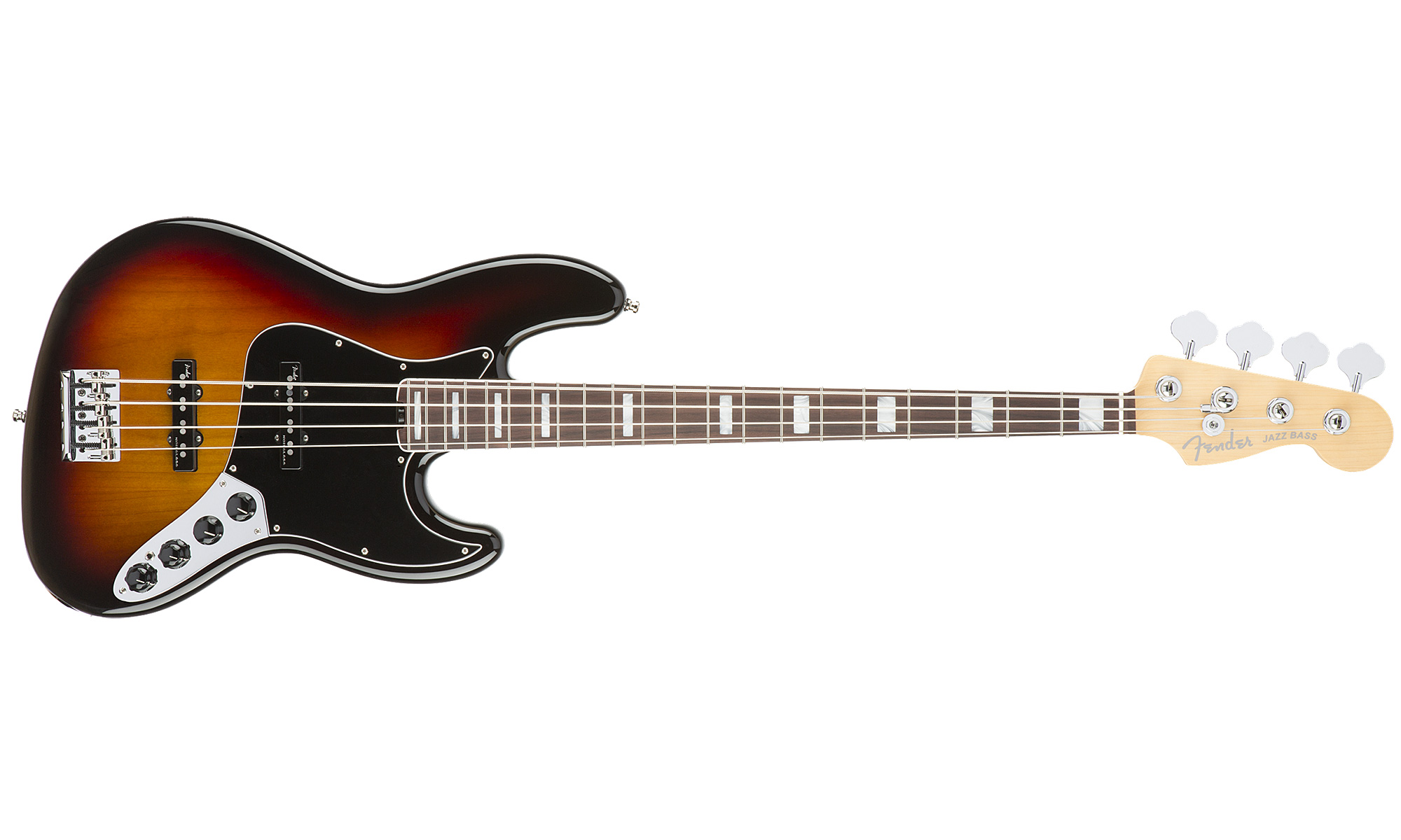 Fender Jazz Bass American Elite 2016 (usa, Rw) - 3-color Sunburst - Solid body elektrische bas - Variation 1