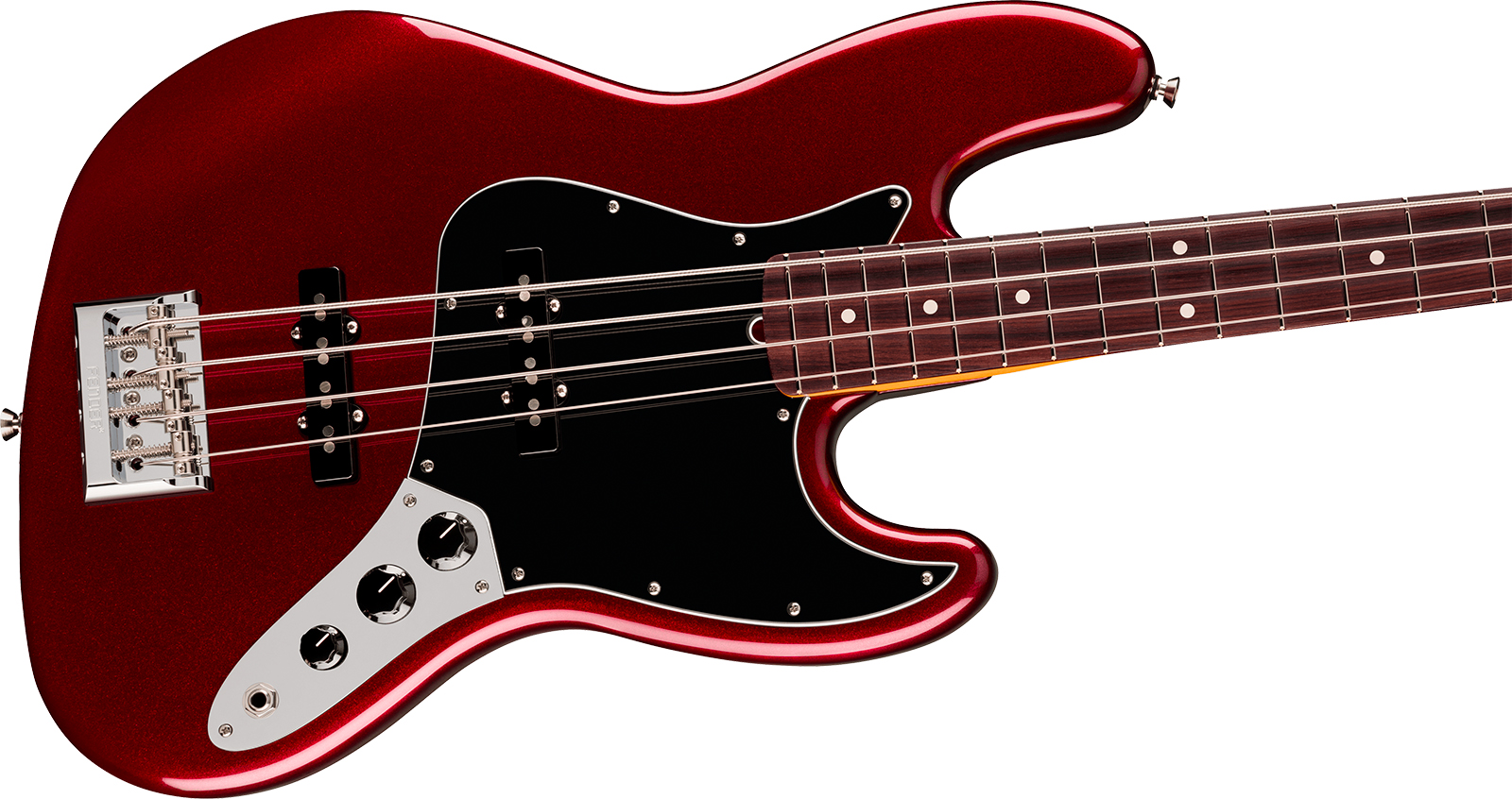 Fender Jazz Bass American Pro. Usa Rw - Oxblood - Solid body elektrische bas - Variation 2