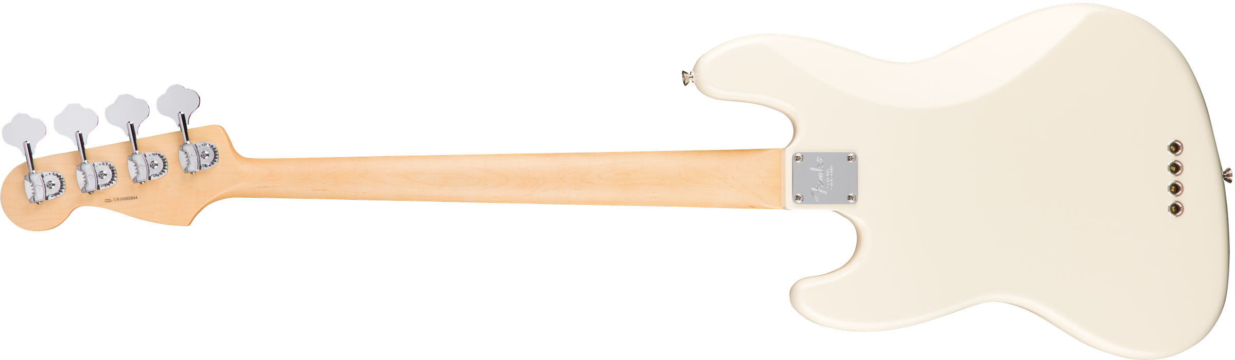Fender Jazz Bass American Professional 2017 Usa  Mn - Olympic White - Solid body elektrische bas - Variation 1