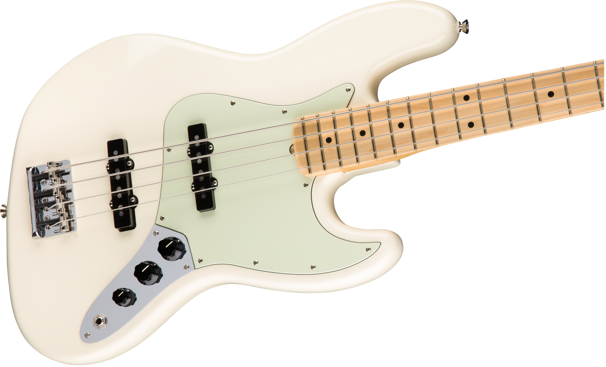 Fender Jazz Bass American Professional 2017 Usa  Mn - Olympic White - Solid body elektrische bas - Variation 3