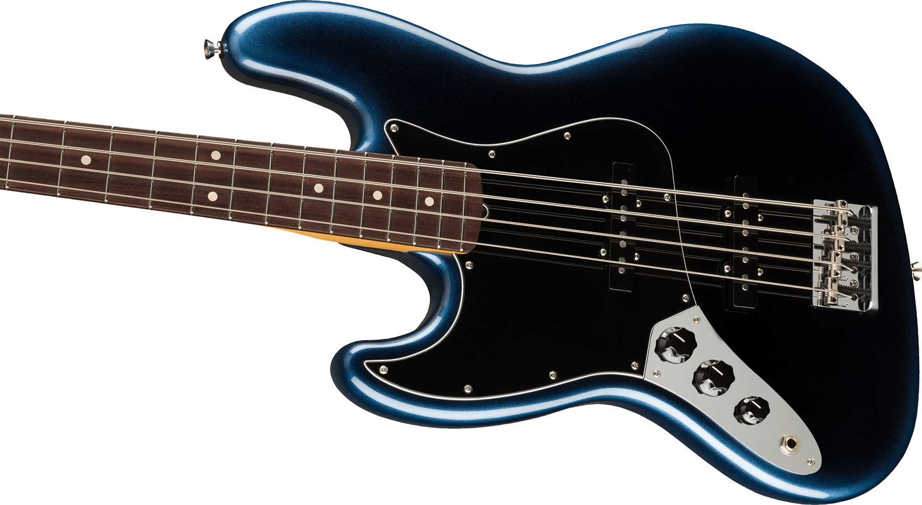 Fender Jazz Bass American Professional Ii Lh Gaucher Usa Rw - Dark Night - Solid body elektrische bas - Variation 2