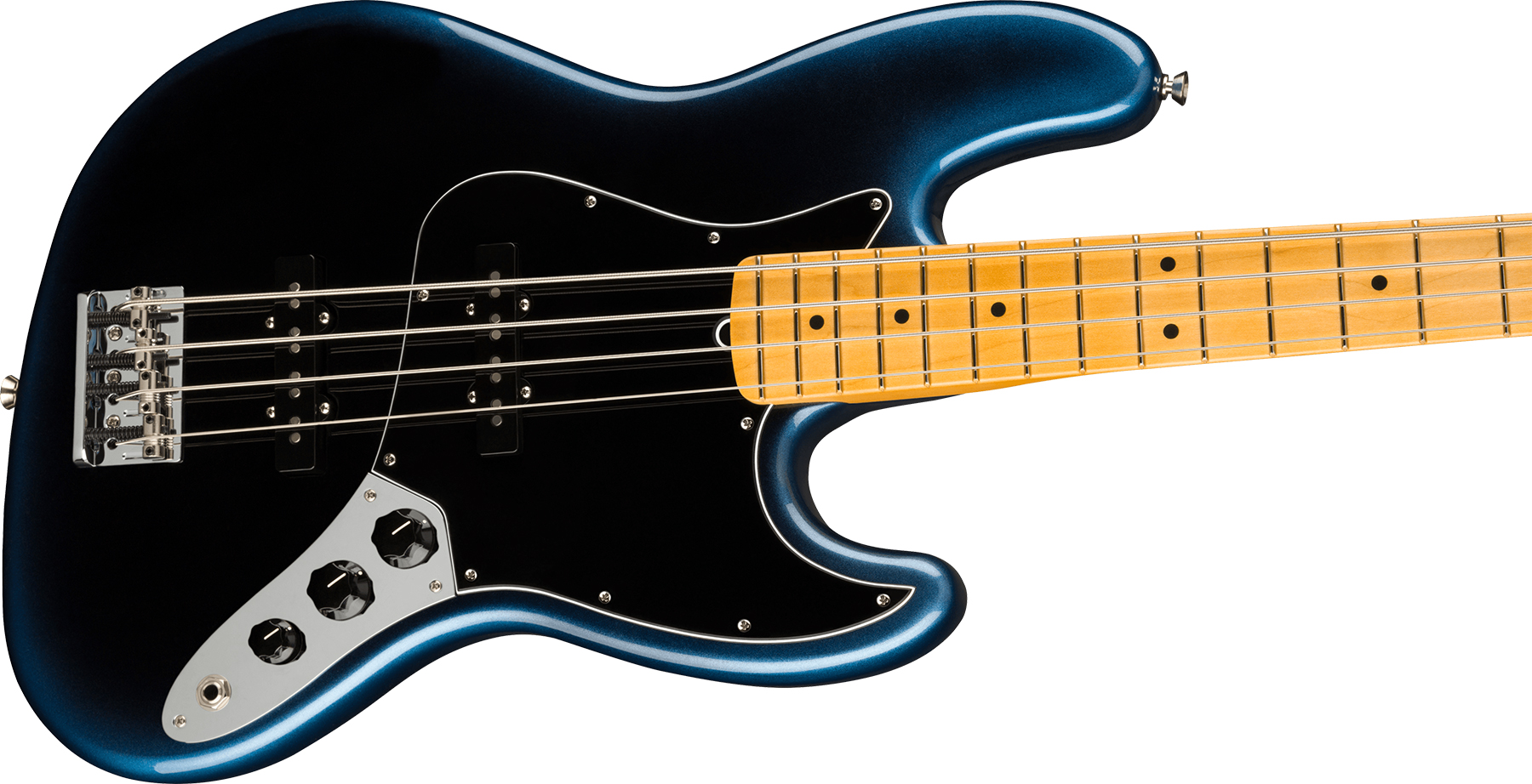 Fender Jazz Bass American Professional Ii Usa Mn - Dark Night - Solid body elektrische bas - Variation 2