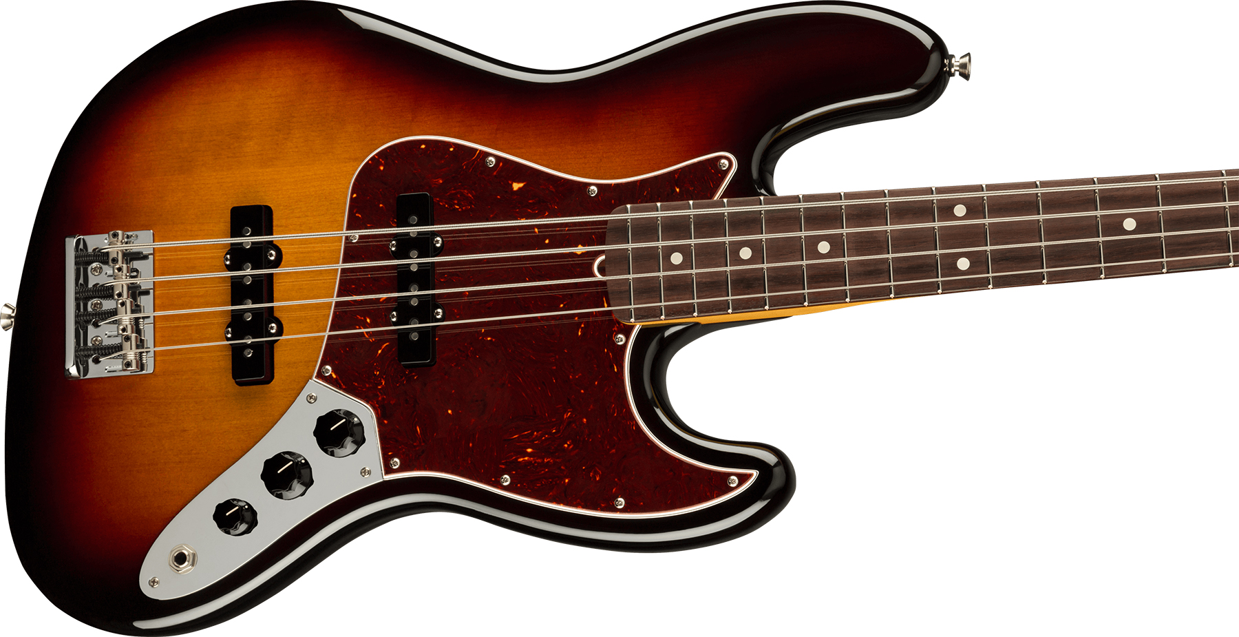 Fender Jazz Bass American Professional Ii Usa Rw - 3-color Sunburst - Solid body elektrische bas - Variation 2
